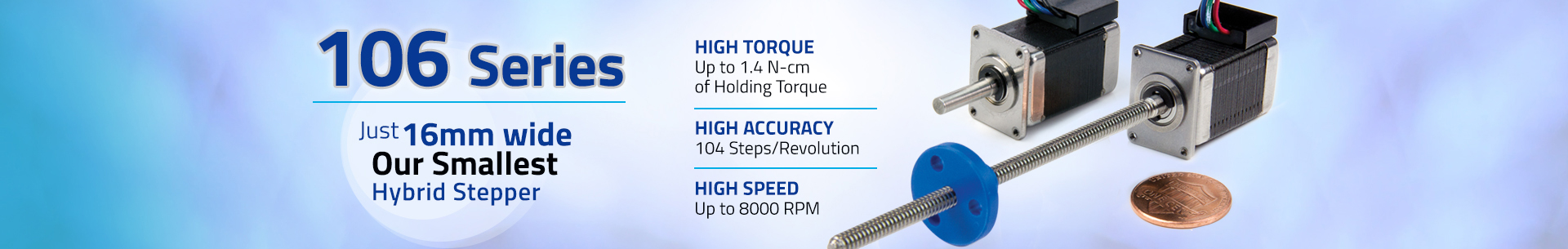 106 Series Hybrid Stepper Motor